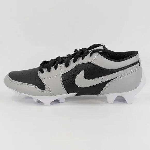 Jordan 1 Low TD 'Black/LT Smoke Grey' FJ6245-002 Football Cleat Multi Size